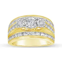 10K Yellow Gold 2.00CTW Diamond Fashion Band