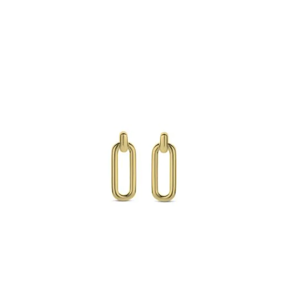 Ti Sento Gold-Tone Link Earrings