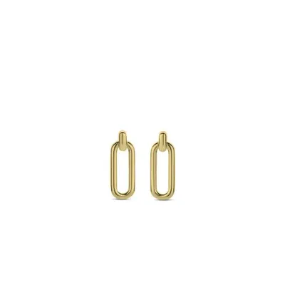 Ti Sento Gold-Tone Link Earrings