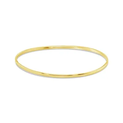 10K Yellow Gold 65mm High Polished Bangle