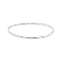 10K White Gold 65mm High Polished Bangle