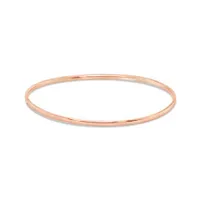 10K Rose Gold 65mm High Polished Bangle