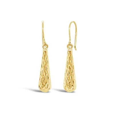 10K Yellow Gold Dangle Earrings