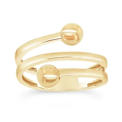 10K Yellow Gold Point Ring