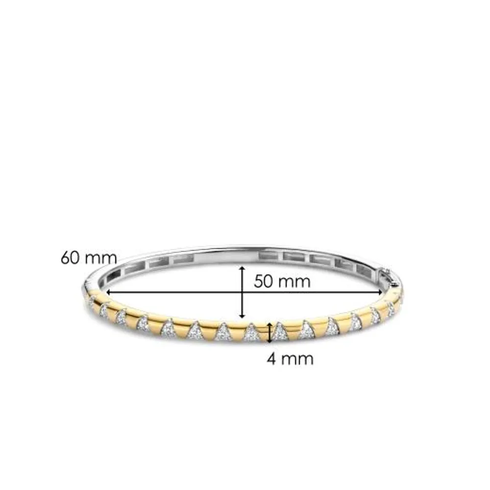 Ti Sento Sunray Gold-Tone Bangle