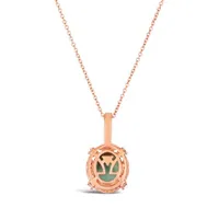 Le Vian 14K Rose Gold Aquaprase & Diamond Pendant