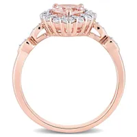 Julianna B 10K Rose Gold Morganite