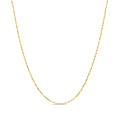 10K Yellow Gold 28" 0.90mm Box Link