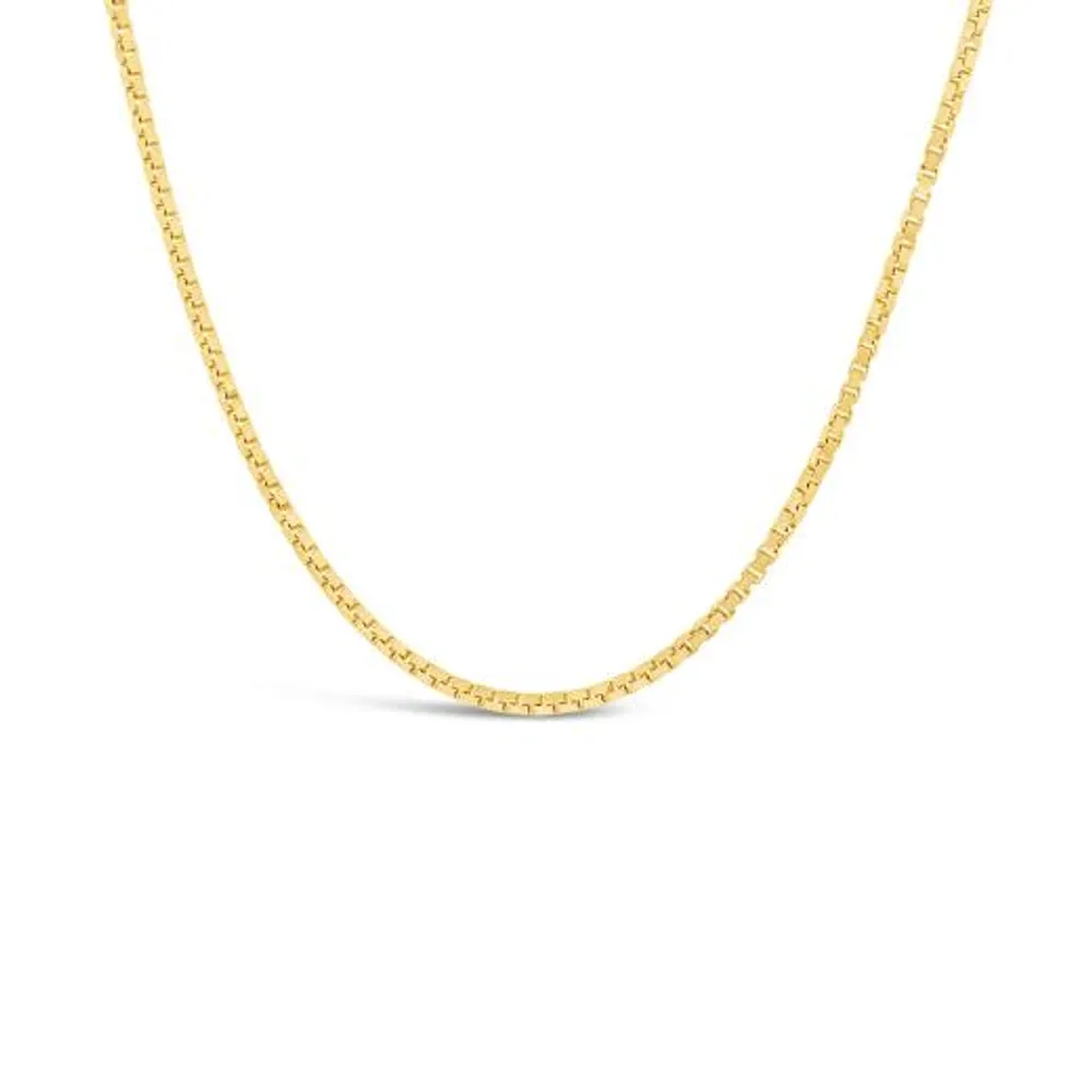 10K Gold 18" 0.9mm Box Chain