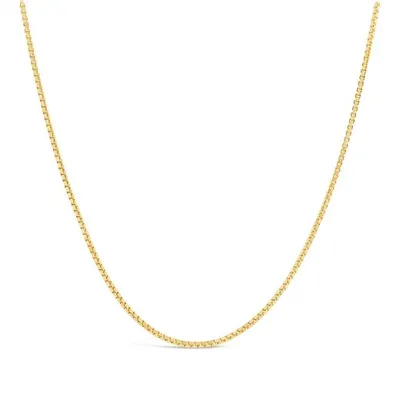 10K Yellow Gold 16" 0.90mm Box Chain