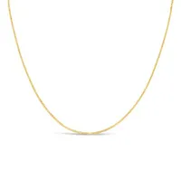 10K Yellow Gold 20" 0.8mm Box Chain