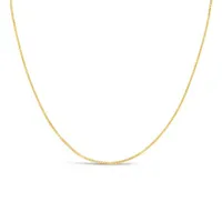 10K Yellow Gold 16" 0.8mm Box Chain