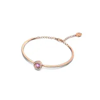 Swarovski Sparkling Dancing Crystal Purple Bangle