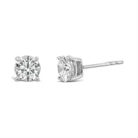 10K White Gold Lab Grown Diamond Studs 1.20CTW SI2/HI