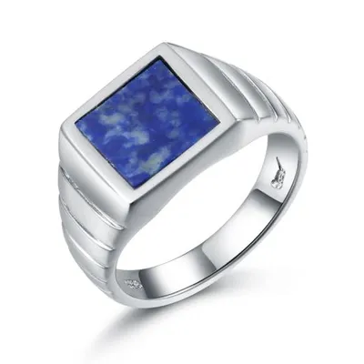 Sterling Silver Lapis Ring Size Small