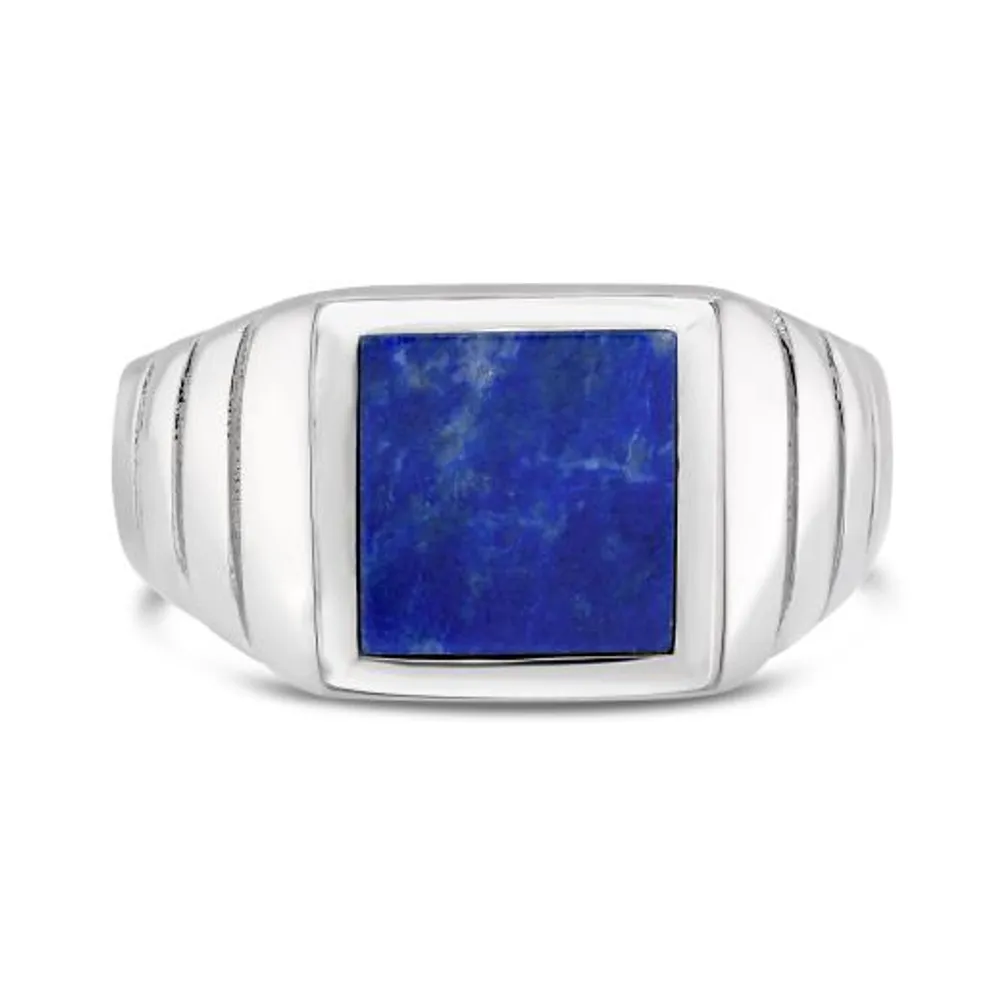 Sterling Silver Lapis Ring Size