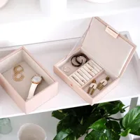 Blush Pink Mini Jewellery Box