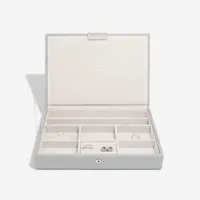 Pebble Grey Classic Jewellery Box