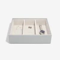 Pebble Grey Classic Jewellery Box