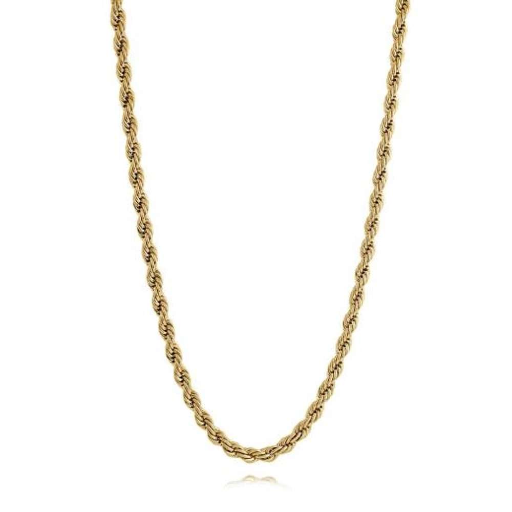 Italgem Gold Polished Rope Chain