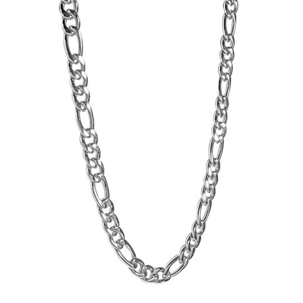 Stainless Steel 22+2" 9.5mm Figaro Chain