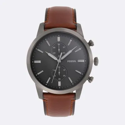 Fossil Men's Townsman Brown Leather Watch