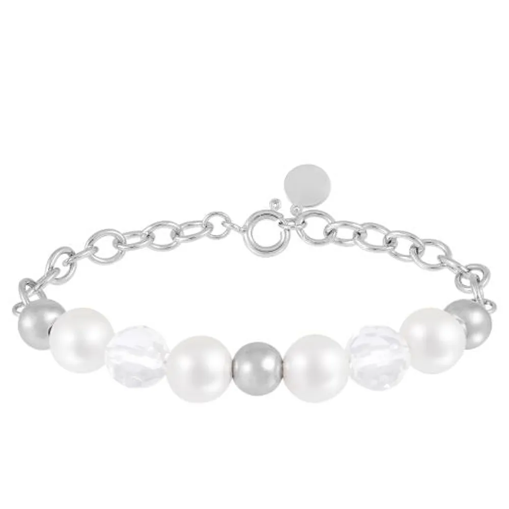 Sterling Silver Pearl Bracelet