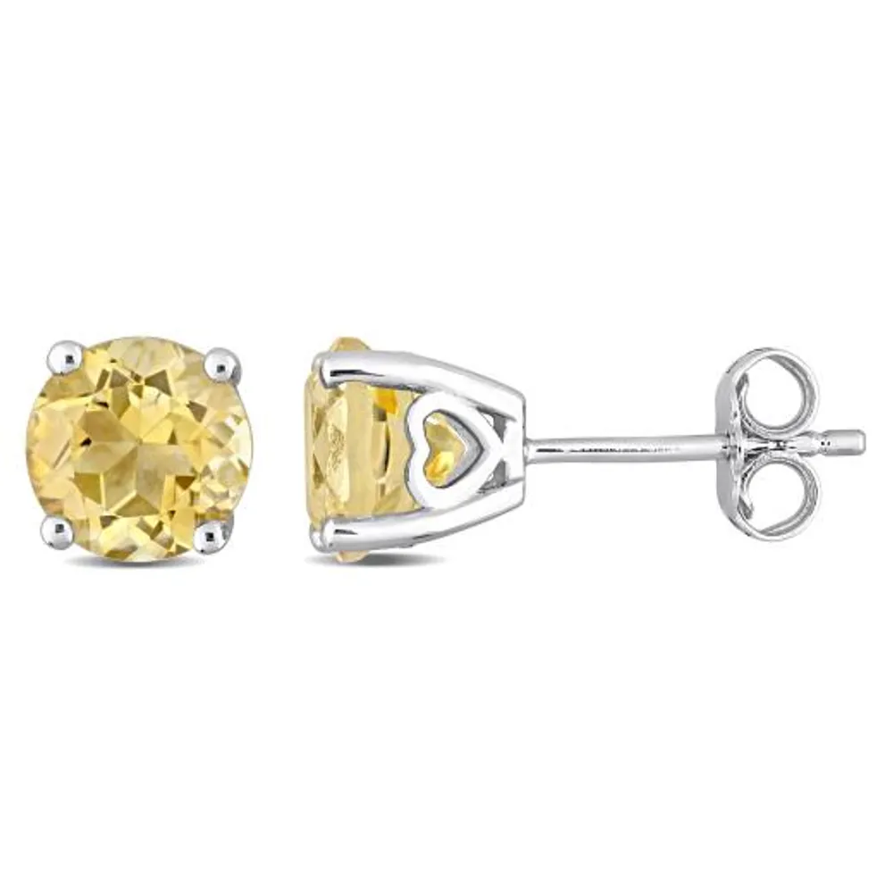 Julianna B Sterling Silver Citrine Earrings