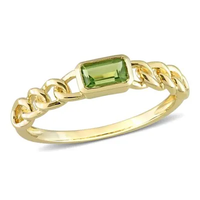 Julianna B 10K Yellow Gold Octagon Peridot Ring