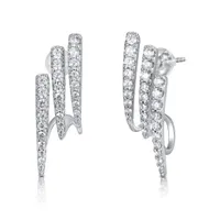 Sterling Silver Cubic Zirconia Earrings