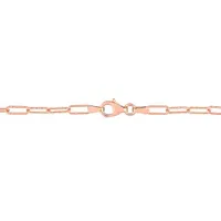 Julianna B Sterling Silver 18K Rose Gold Plated Morganite & White Topaz Necklace