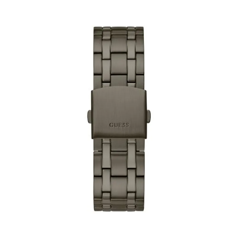 Guess Men's Grey Stainless Steel Multifunction Watch