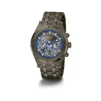 Guess Men's Grey Stainless Steel Multifunction Watch