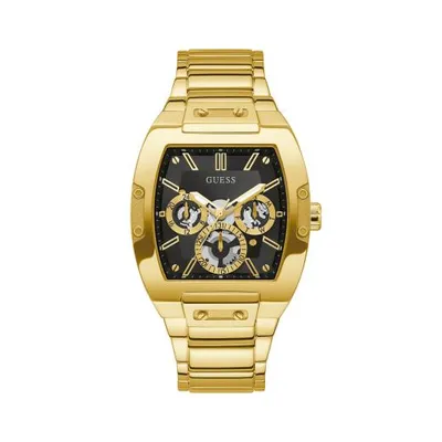 Guess Men's Stainless Steel Gold-Tone Multifunction Watch