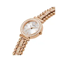 Guess Women's Stainless Steel Rose Gold-Tone Analog Watch