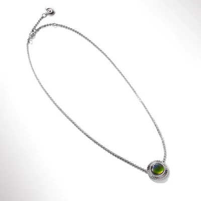 KORITE ORIGINS Sterling Silver Ammolite Necklace