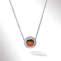 KORITE ORIGINS Sterling Silver Ammolite Necklace