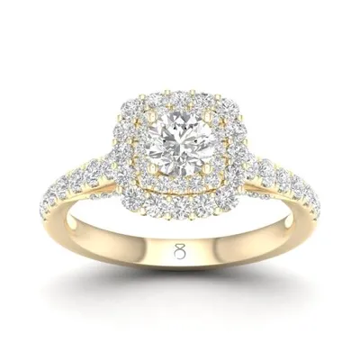 My Diamond Story 14K Yellow Gold 1.25CTW Diamond Bridal Ring