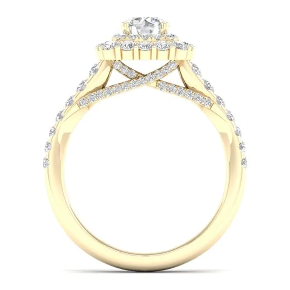 My Diamond Story 14K Yellow Gold 1.25CTW Diamond Bridal Ring