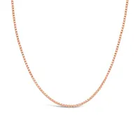 10K Rose Gold 18" 0.8mm Box Chain