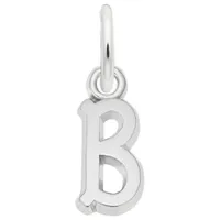 Sterling Silver Initial B Pendant