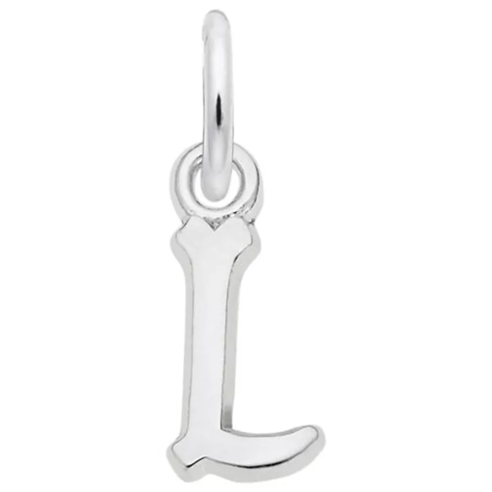 Sterling Silver Initial L Pendant