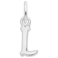 Sterling Silver Initial L Pendant