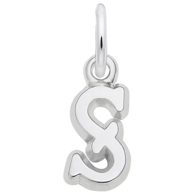 Sterling Silver Initial S Pendant