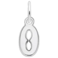 Sterling Silver Initial O Pendant