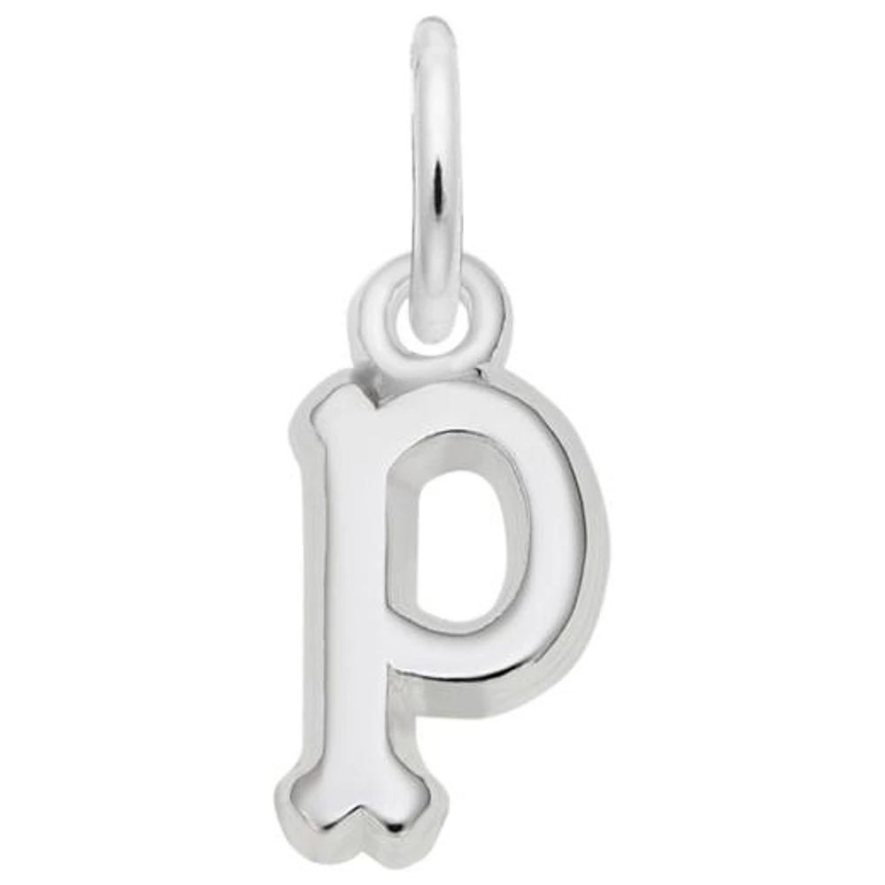 Sterling Silver Initial Pendant
