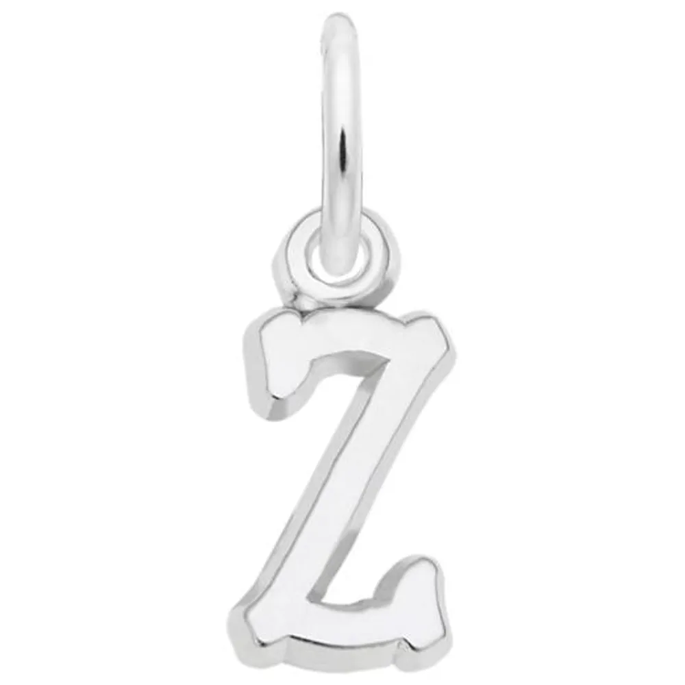 Sterling Silver Initial Z Pendant