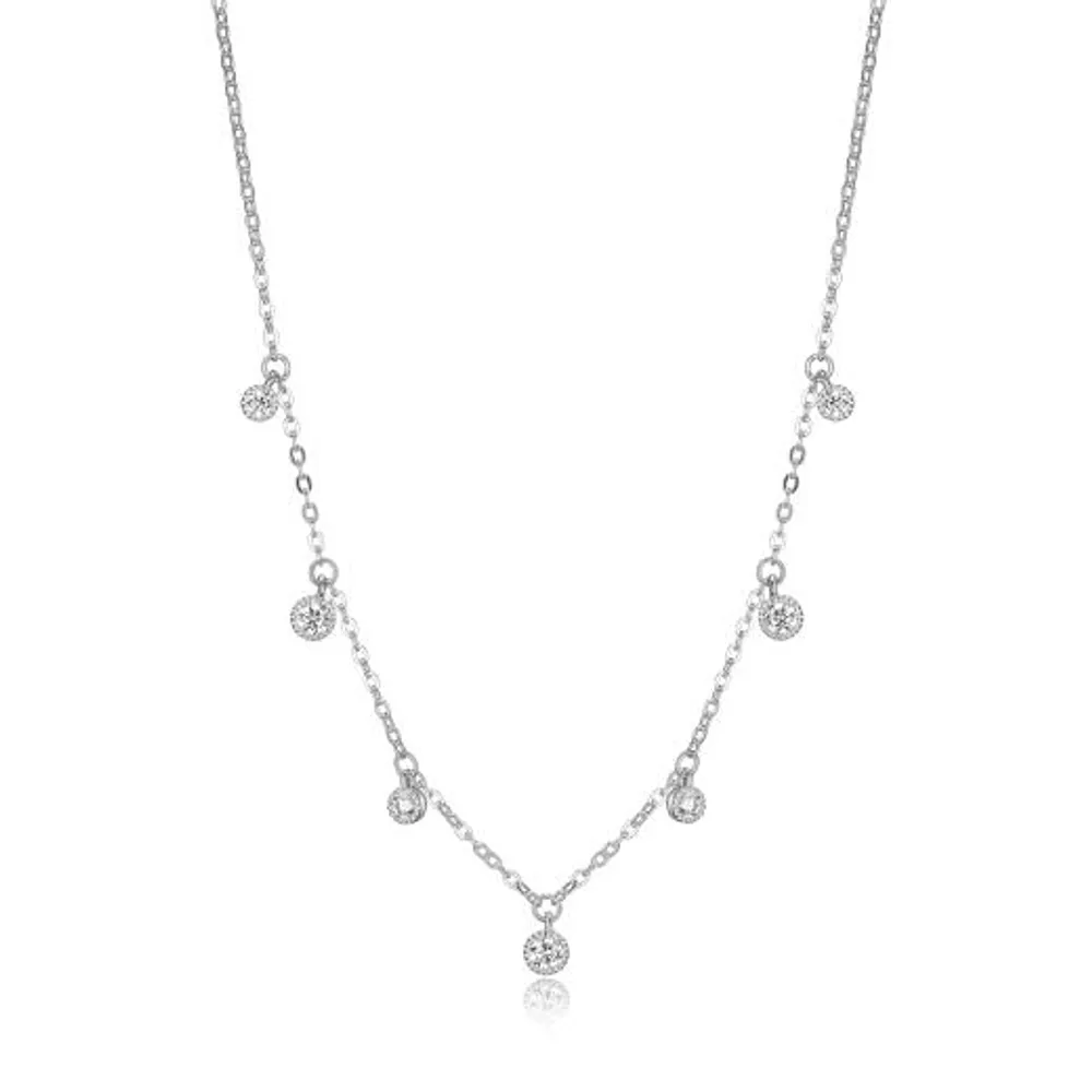 Reign Stations Milgrain Necklace