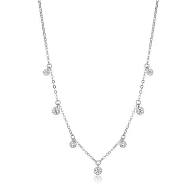 Reign Stations Milgrain Necklace