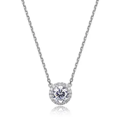 Reign Round Halo Necklace